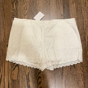 BRAND NEW Lands End White Shorts